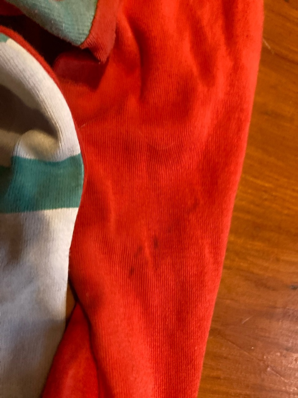 Women's Long-Sleeve Graphic Tee - Teal & Red - Picture 6 of 6